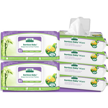 Aleva Naturals Bamboo Baby Wipes Economy Pack